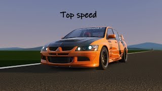 Assetto Corsa - Top speed 300km/h - Mitsubishi Lancer Evolution VIII MR