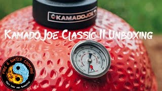 Kamado Joe Classic 2 Ceramic Charcoal Grill UnBoxing and Set Up