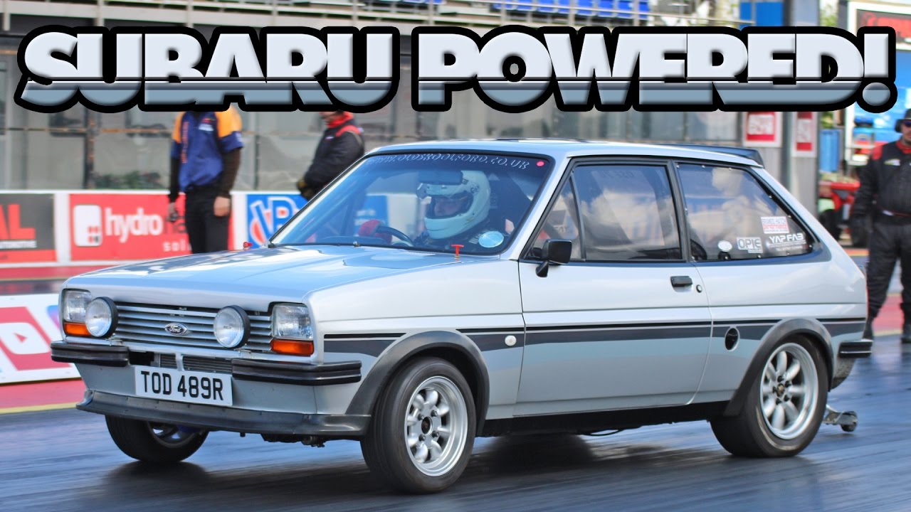 RWD Subaru EJ20 Powered Mk1 Fiesta! - YouTube