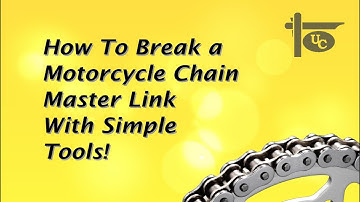 How To Break A Chain Master Link with Simple Tools