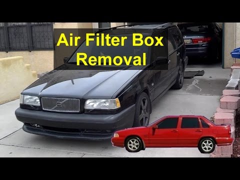 How to remove and install the air filter box on a Volvo 850, S70, V70, etc. – VOTD