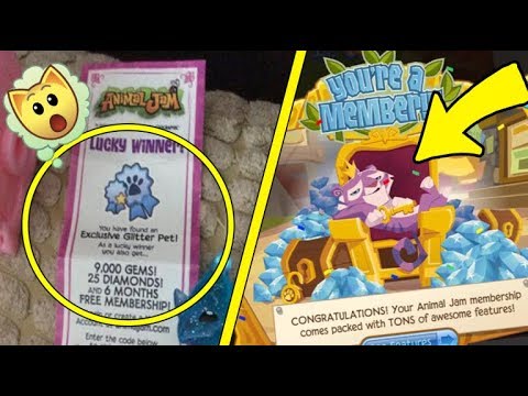 *NEW* EXCLUSIVE ANIMAL JAM PROMO CODE THAT COMES WITH FREE 6 MONTH MEMBERSHIP!