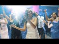 Wedding of the year  amandine  ritchy  brides entrance  rockstar wedding pyramides 78