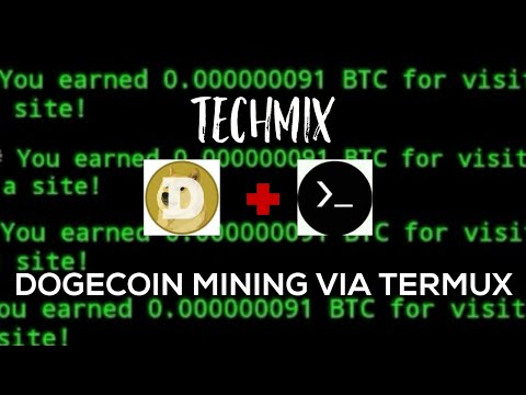 DOGE CLICK BOT/How To Mine Dogecoin Using Termux