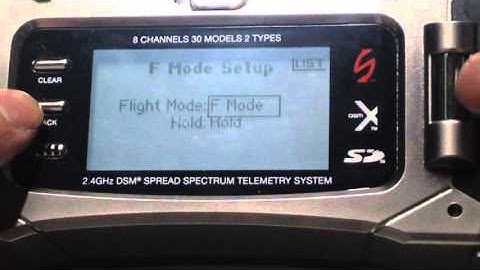RC Helicopter Setup: TX  Assigning Different Tail Gain For Each Flight Mode