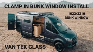 How To INSTALL A Camper Van Clamp In Bunk Window - SUPER EASY VAN WINDOW INSTALL.