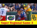 Baylor vs 4 florida softball highlights 2024 ncaa super regional game 3