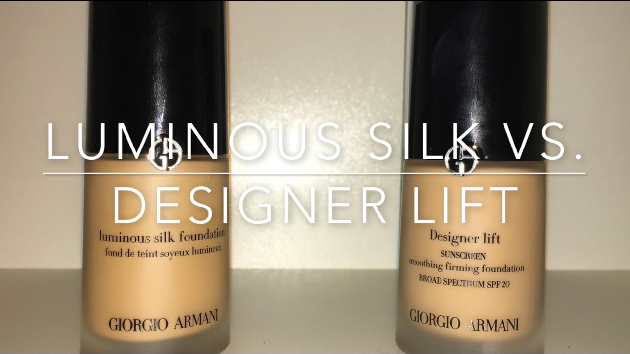 designer lift foundation swatches