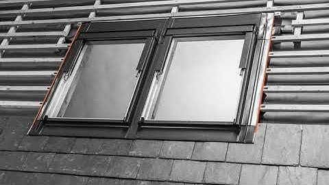 Dakstra roof window installation with slate combi flashing, SCX 13