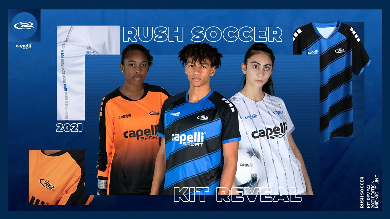 Rush Soccer Kit Reveal 2021 "The Midnight Line" Win Big Sports