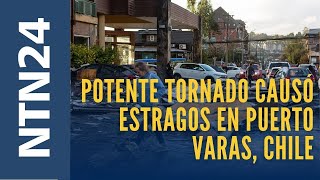 Potente tornado causó estragos en Puerto Varas, Chile