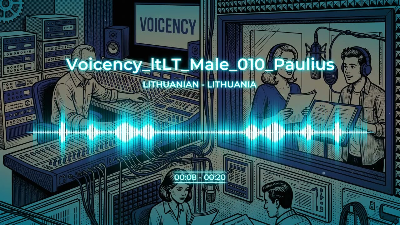 Lithuanian Male Voice - Voicency_ltLT_Male_010_Paulius