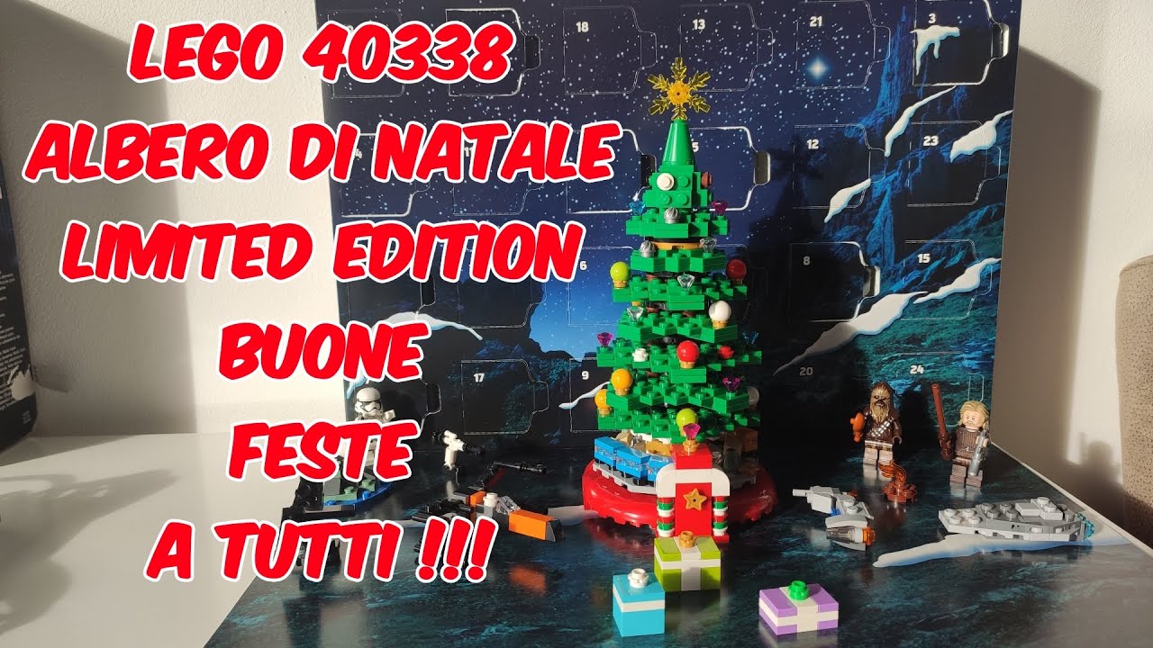 Albero Di Natale Lego.Lego 40338 Albero Di Natale Limited Edition Youtube