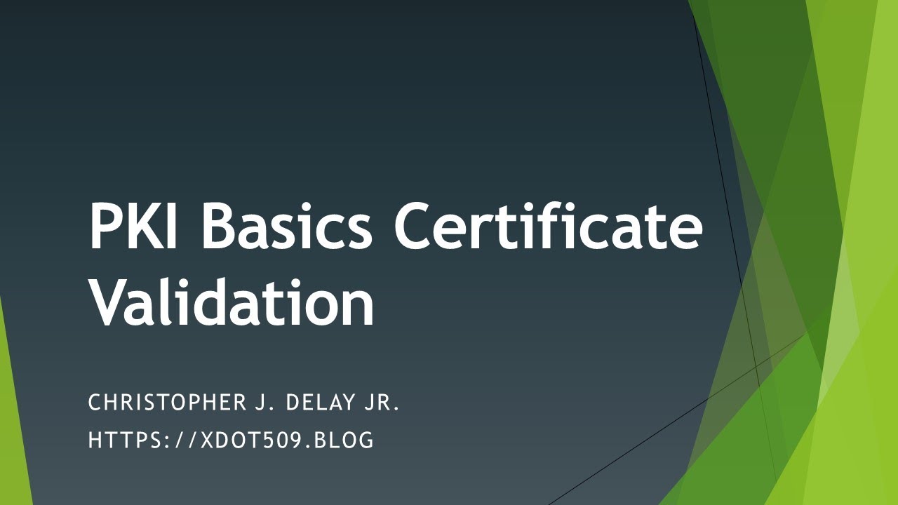 Certificate validation. JFT Basic Certificate.