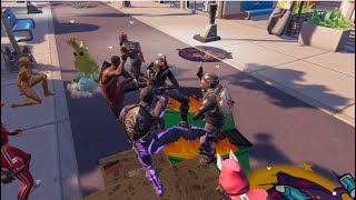 Toxic Elite Agent Reacts To Default Skin Turning Into Og Purple Skull Trooper In Party Royale