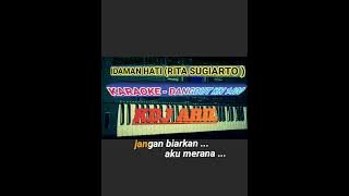 IDAMAN HATI RITA SUGIARTO  KARAOKE DANGDUT KN 1400
