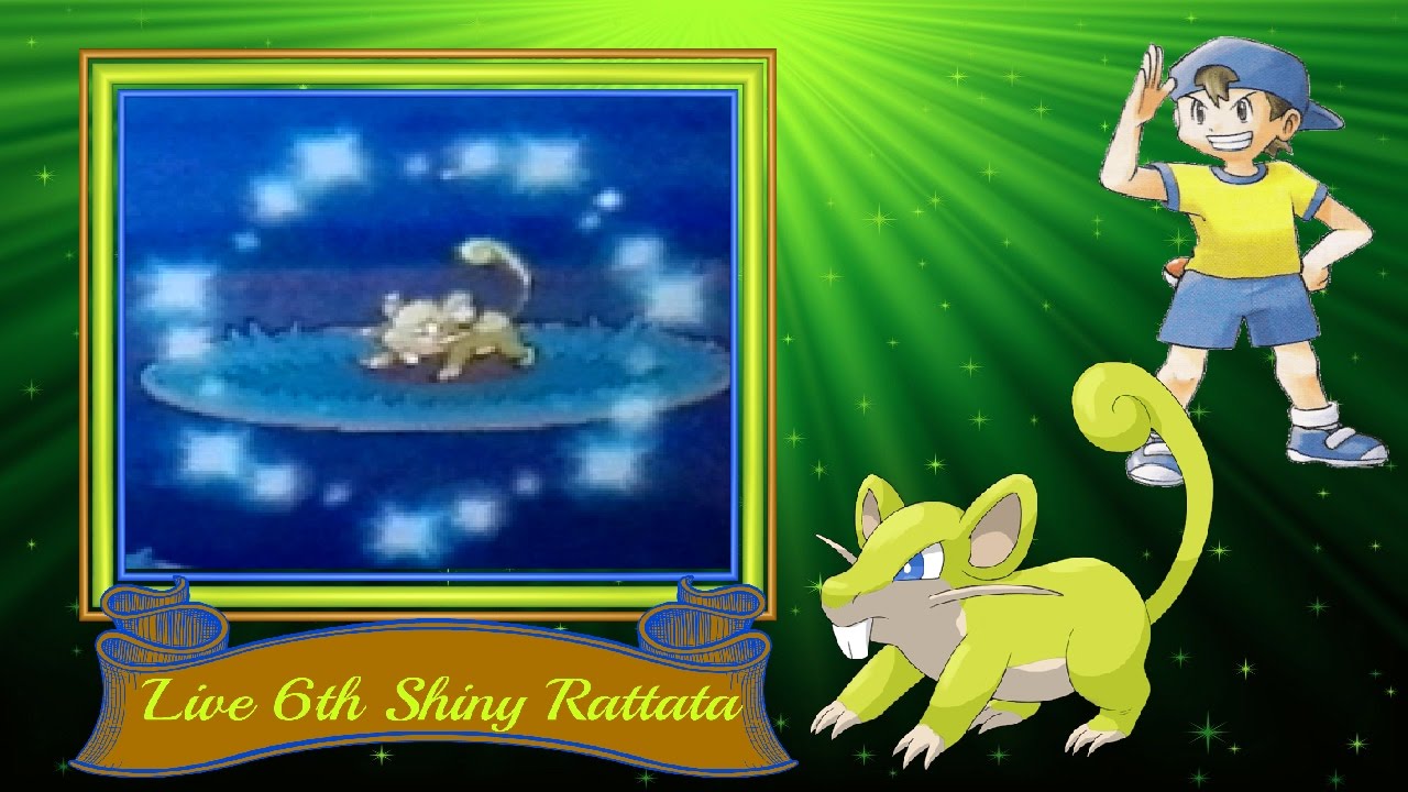 [WSHC#1] Live 6th Shiny Rattata in Pokémon Heart Gold after 29,296 REs ...