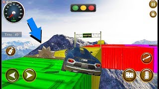Ramp Car Impossible Track Stunts 3D - Crazy Impossible Mega Ramp - Android GamePlay screenshot 5
