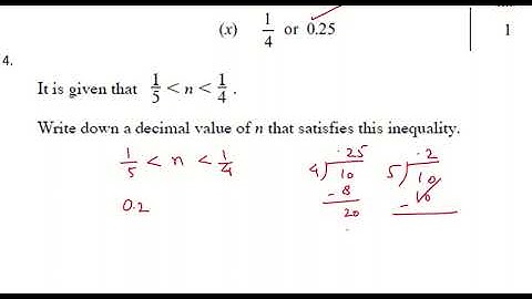 Lesson 1 Maths 4024 O Level Solution of Linear Inequalities Q 1,2,3,4,5,6