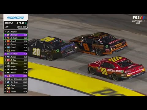 STAGE 2 FINISH - 2024 DUDE WIPES 250 NASCAR XFINITY SERIES AT MARTINSVILLE