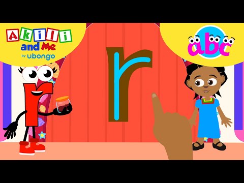 LETTER R Adventures! ABC learning for toddlers | Learn and Play with Akili and Me