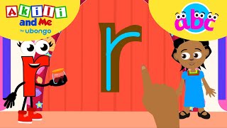 LETTER R Adventures! ABC learning for toddlers | Learn and Play with Akili and Me