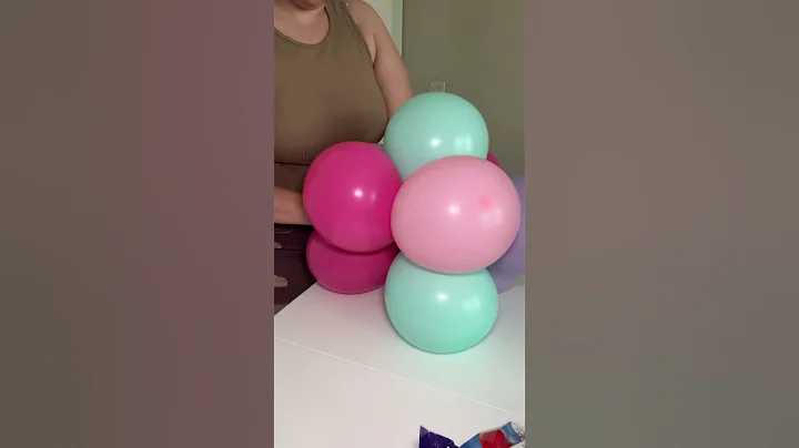 Easy tutorial: balloon topiary #balloon #tutorial #balloondecoration #hack