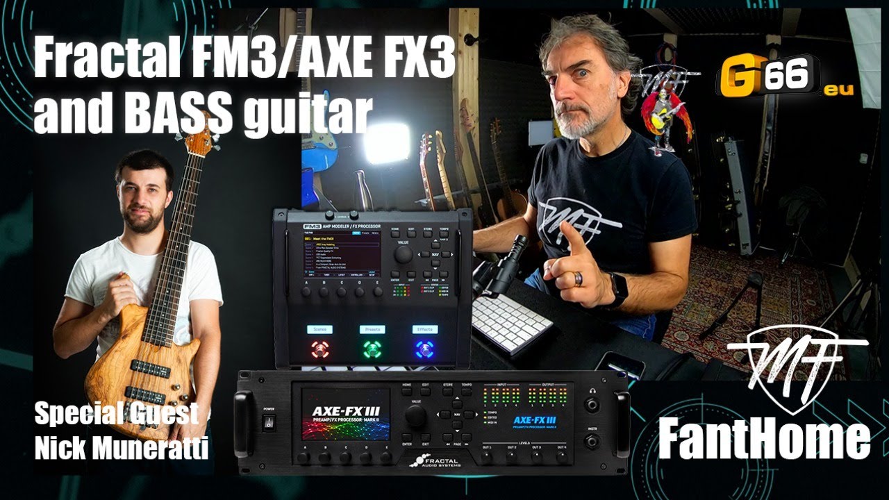 Fractal Tutorial Ita Usare Fm3axe Fx3 Con Il Basso Youtube 
