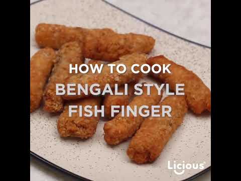 How to cook Licious Bengali Style Fish Finger (Deep Fry)