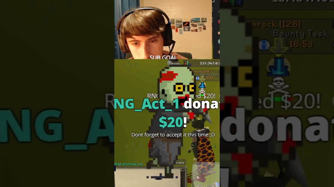 My First Ever Dono On Twitch 