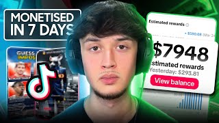 How To Get Monetized With Faceless Tiktok Fast Creator Rewards Program