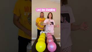 Last One Standing Wins balloon game challenge