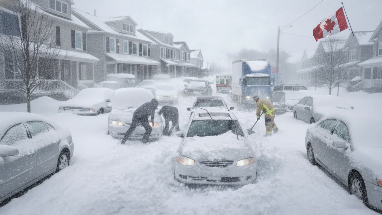 Chaos in Toronto, Canada Today: Snowstorm Buries Homes and Cars Across ...