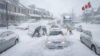 Download Lagu Chaos in Toronto, Canada Today: Snowstorm Buries Homes and Cars Across Ontario. MP3