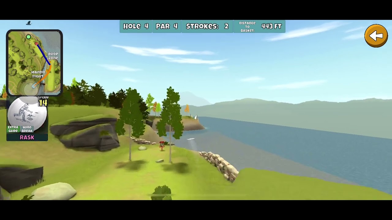 Disc golf valley huge throw in YouTube