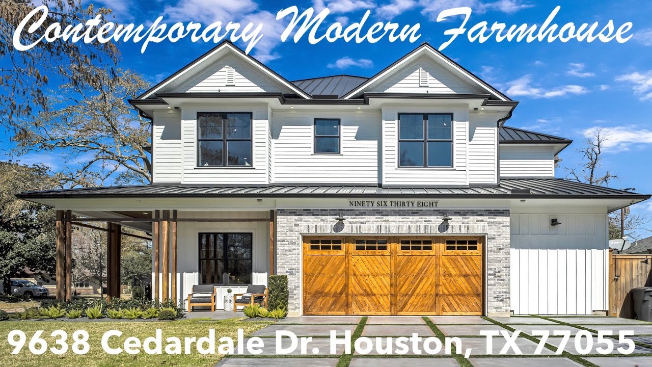 Contemporary Modern Farmhouse Masterpiece - Houston, TX 77055