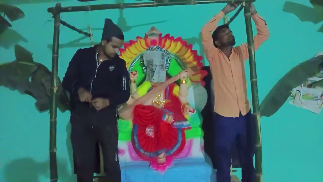 Saraswati Puja 2026 | Mandap Decoration Making Video | 