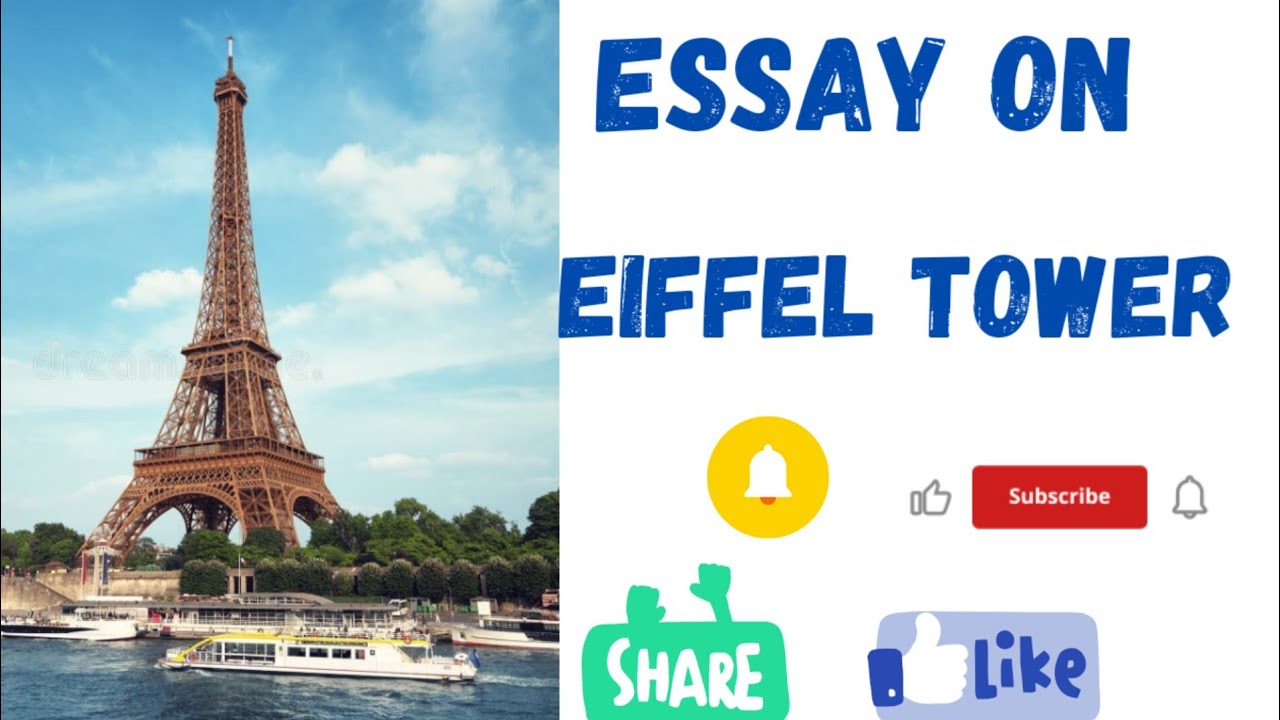 Write a Short Essay on Eiffel tower/Eiffel tower for kids/Learn English ...