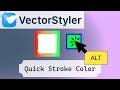 VectorStyler | Quick Stroke Color | Alt-Click Color Palette