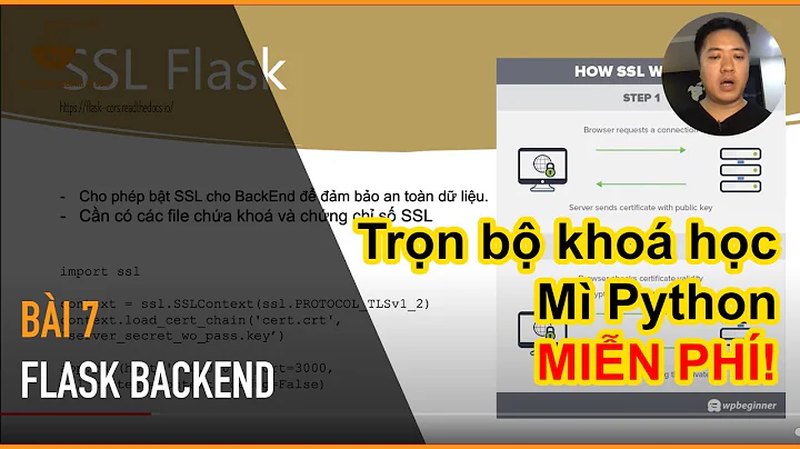 [Mì Python] Bài 7. Dựng Backend server bằng Flask - Mì AI