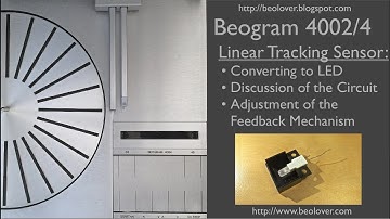 Beogram 4002/4004: Tracking Sensor LED Conversion and Adjustment