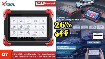 XTOOL D7 OBD2 Automotive All System Diagnostic Tool Code Reader Key Programmer New