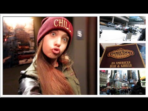 Traveling & Time Square! - NYC Vlog Day 1