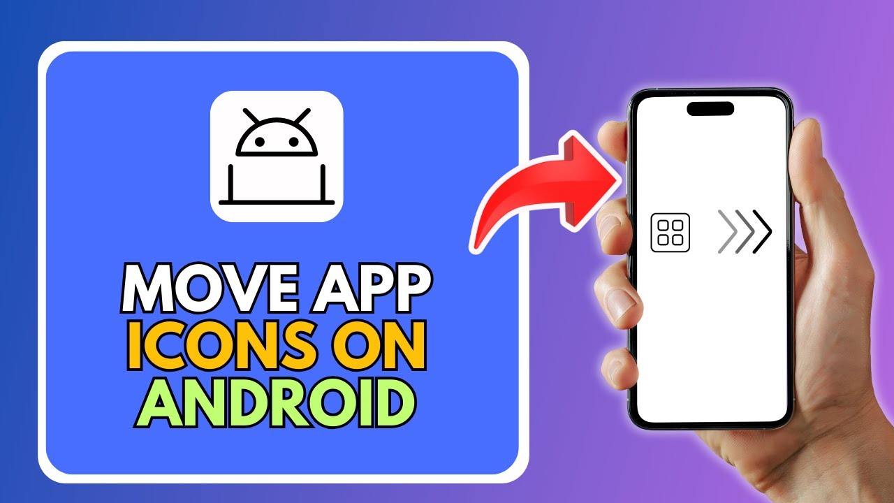 How To Move App Icons On Android - YouTube