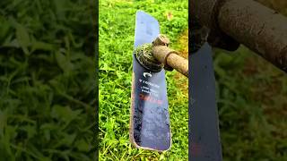 This Grass Cutting Blade Is Insanely Sharp 😳🌿 #shorts #satisfying #cutting #tools #asmr