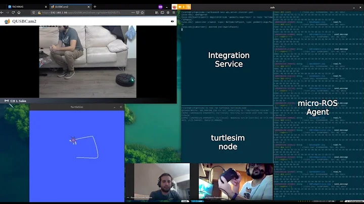 ROS 2 to micro-ROS TCP tunneling via Integration Service