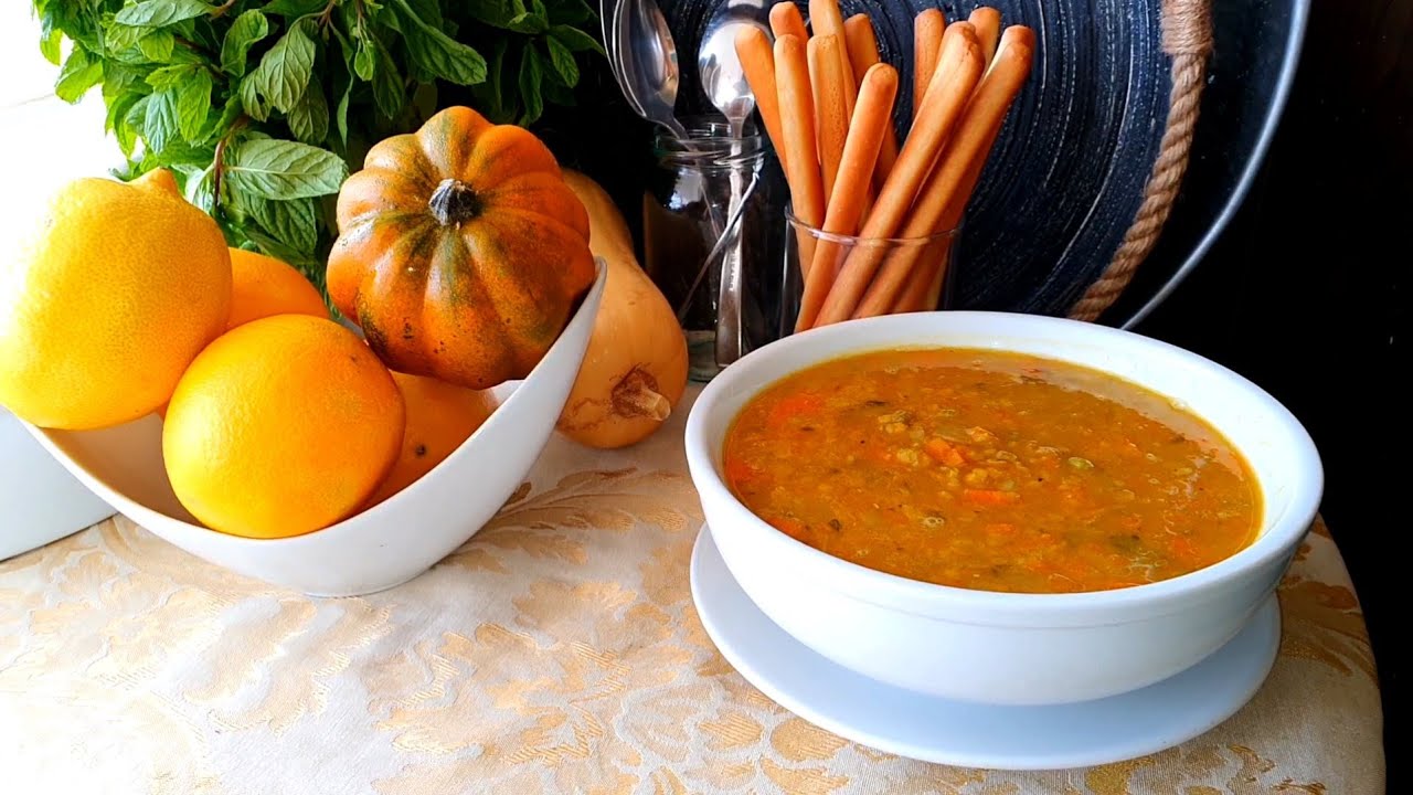 מרק עדשים מנחם לחורף - קל בריא וממכר