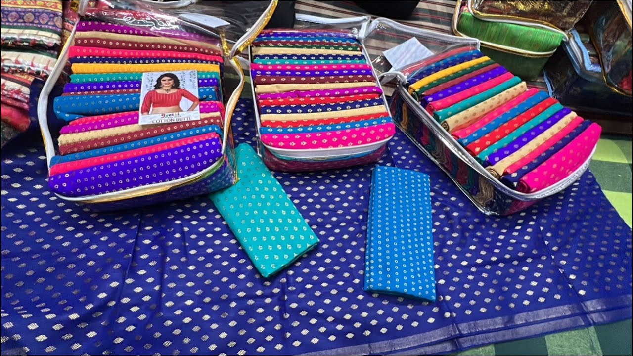 chickpet Bangalore wholesale blouse materials, petticoats,saree shapewear & lining materials