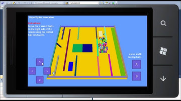 Windows phone 7 bepu physics simulation