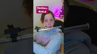 Adele’s Skyfall slide flute solo #flute #adele #adelecover